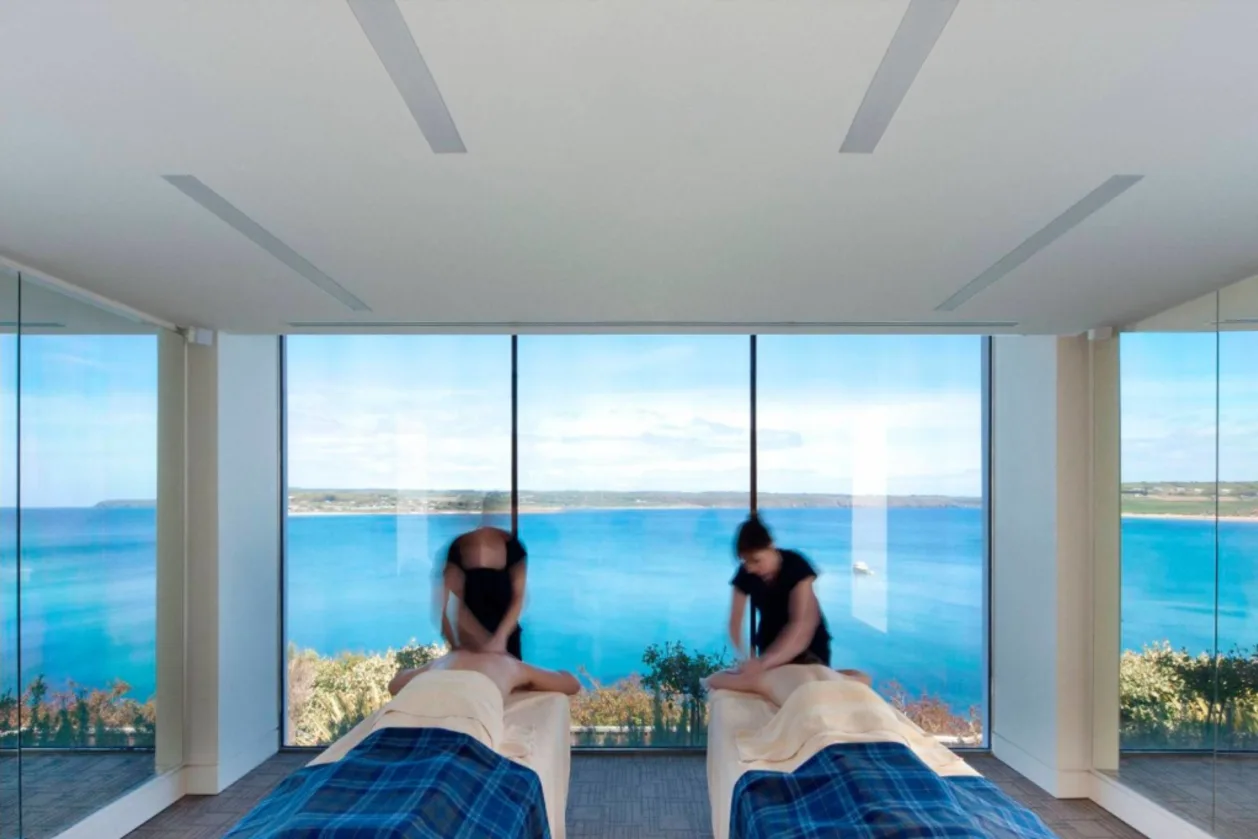 Best Luxury Spas in Ireland Cliff House Hotel double treatment room